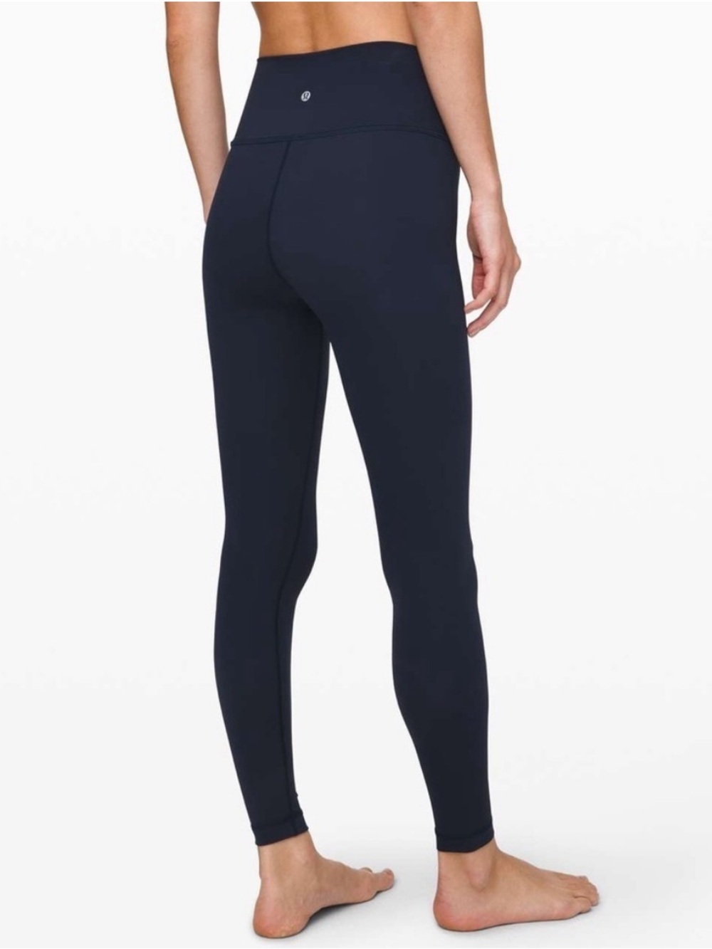 Lululemon wunder train high rise tight 27” navy blue